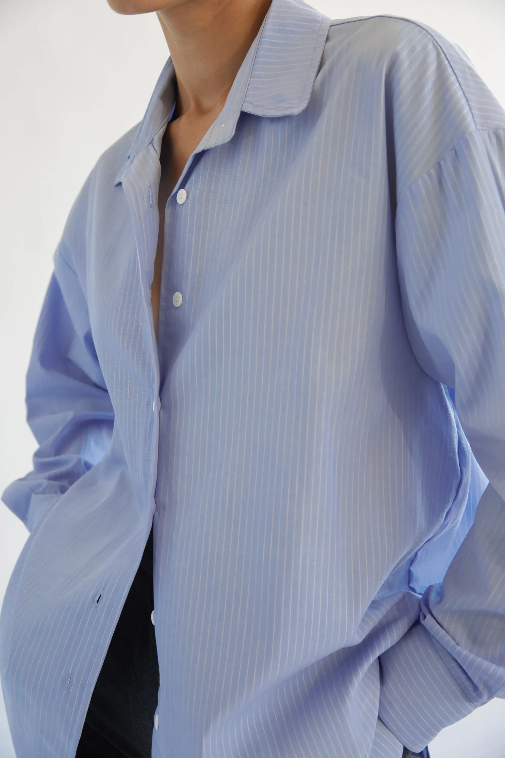 Premium Oversized Cotton Shirt with Enhanced Comfort Features