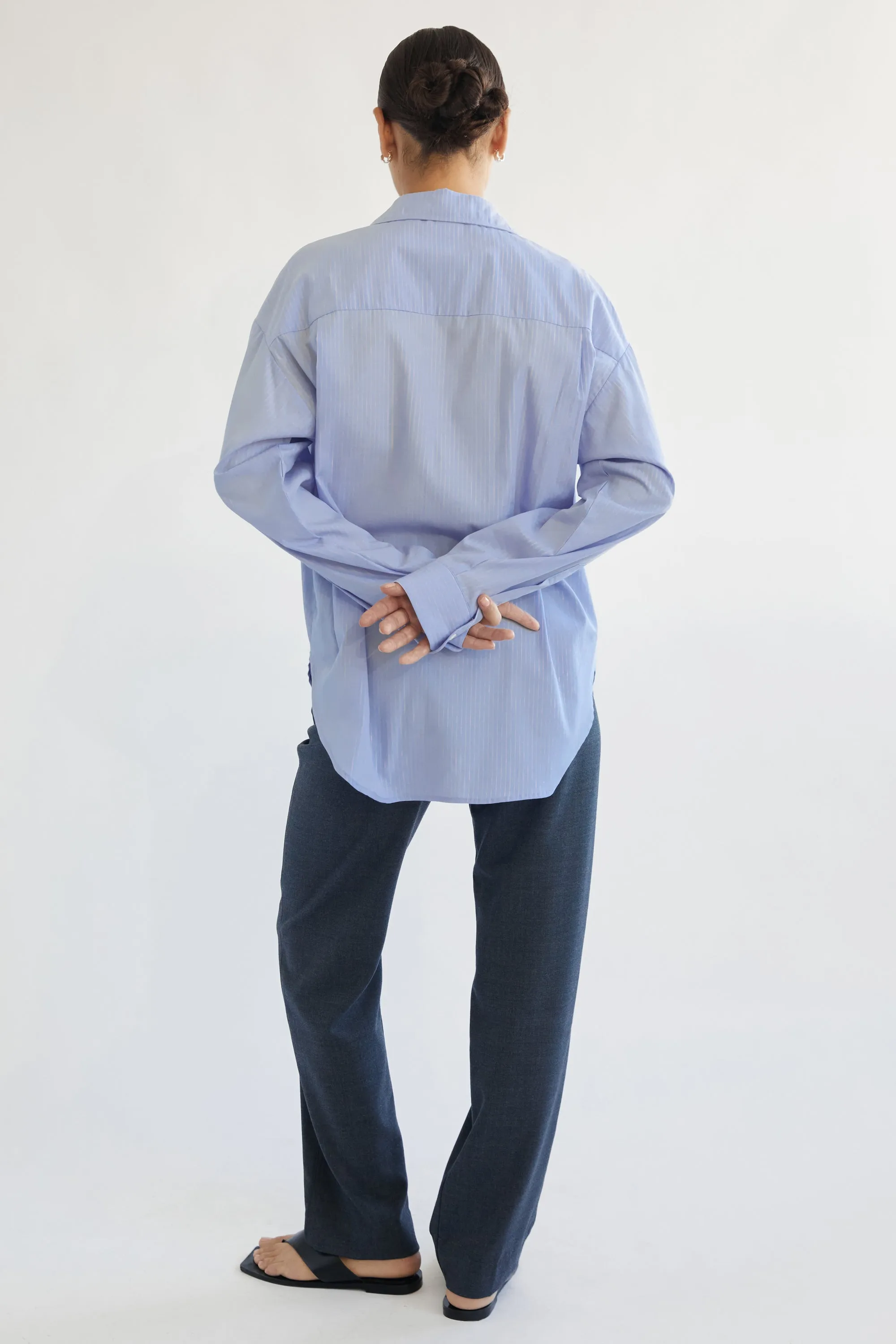 Premium Oversized Cotton Shirt with Enhanced Comfort Features